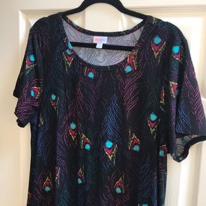 Lularoe peacock feather carly